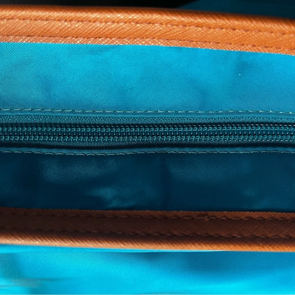 Michael Kors Kempton Aqua Nylon Large Tote Bag
